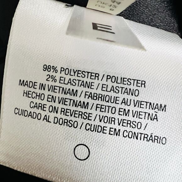 Tahari Black Fit & Flare Sleeveless Fully Lined Dress Secretarycore - Size 8 - Picture 9 of 10